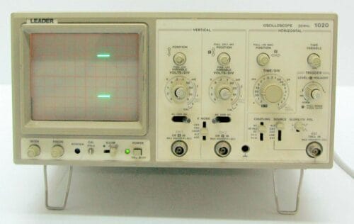 Leader Electronics Ls 1020 20Mhz, 2Ch Oscilloscope Calibration