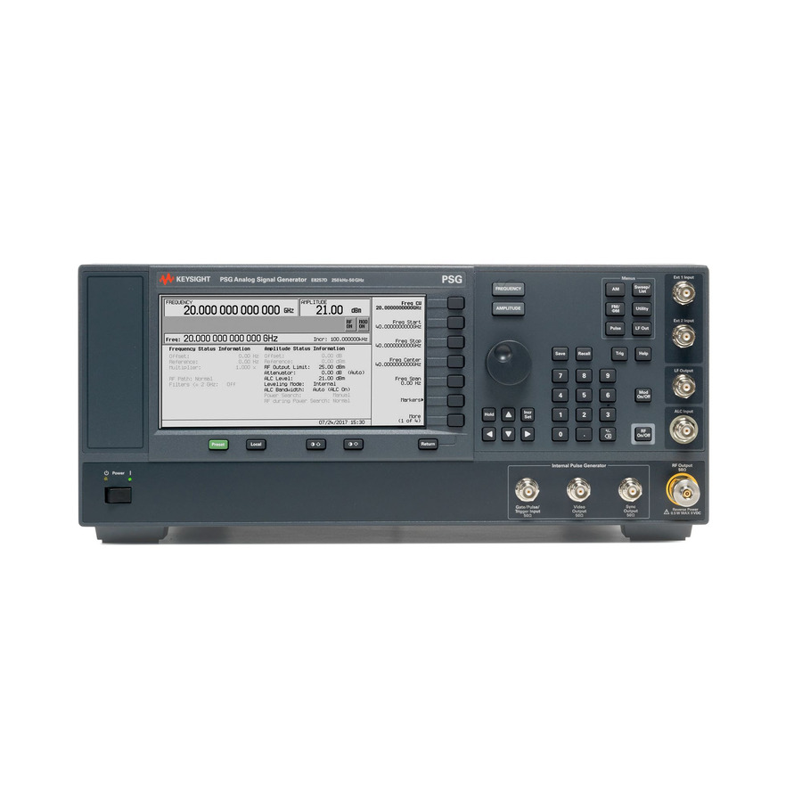 KEYSIGHT E8257D 250 kHz TO 67 GHz PSG ANALOG SIGNAL GENERATOR 1E1, 1EU, 567, UNT UNU