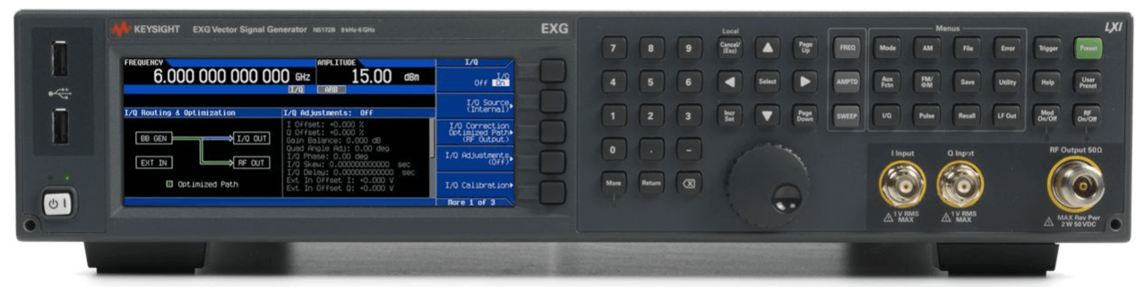 KEYSIGHT N5172B 9 kHz TO 6 GHz EXG-SERIES VECTOR SIGNAL GENERATOR 506 009 1EA 1EL 250 430 653 655 660 UNT UNZ